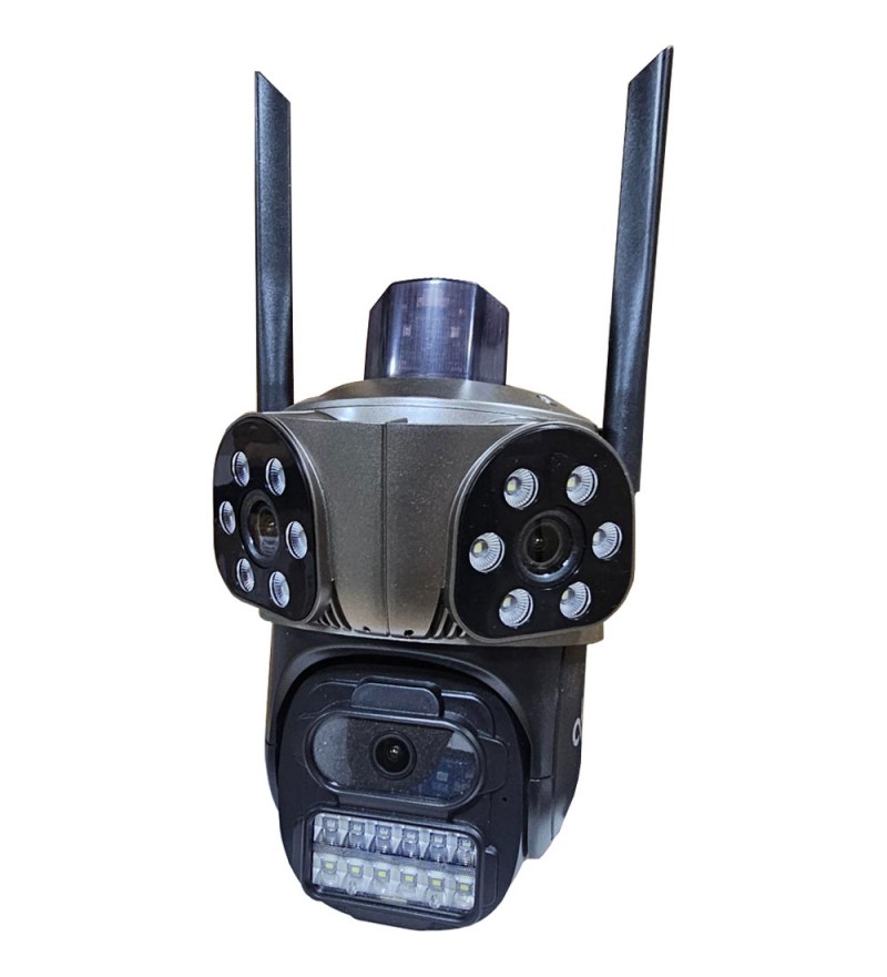 Cámara IP ABC A3059 Pro Dome Wifi FHD 9MP/8K - Gris