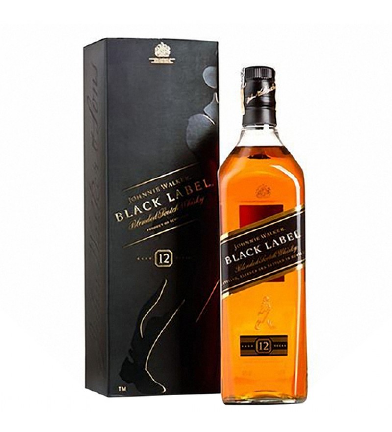 Whisky Johnnie Walker Black Lebel - 1L (Sin Caja)