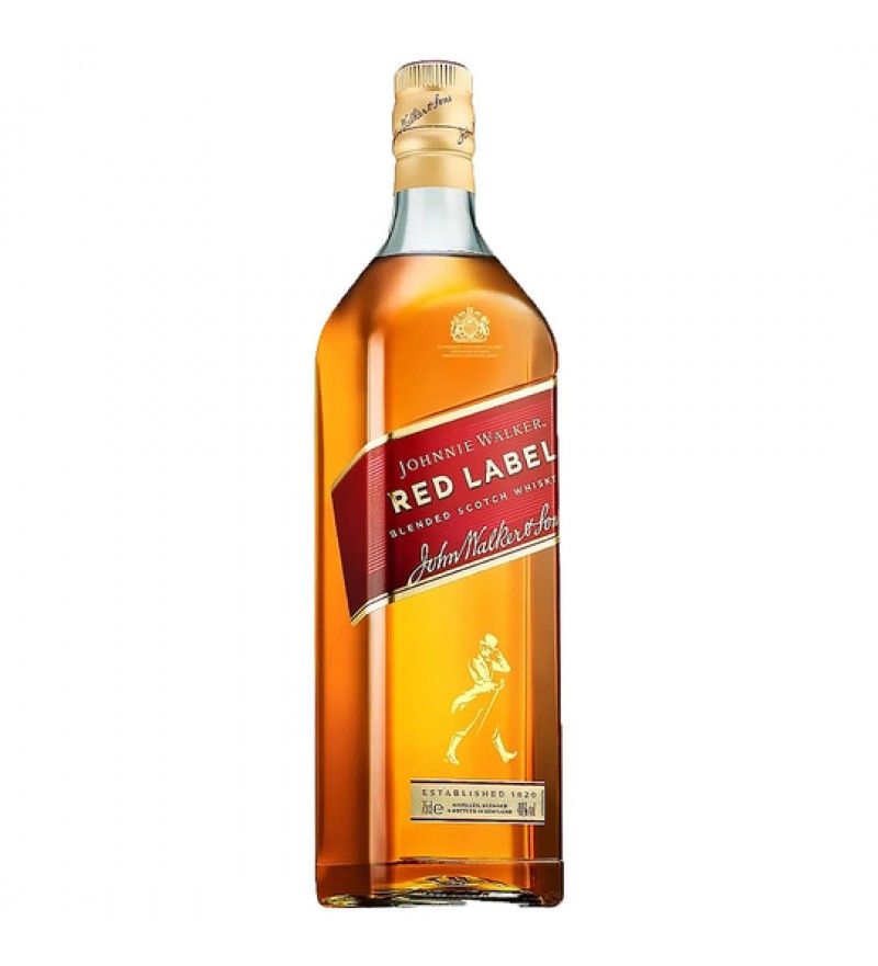 Whisky Johnnie Walker Red Label - 1L (Sin Caja)