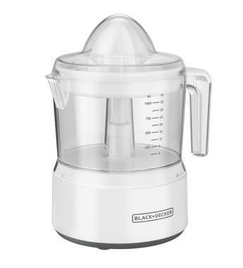 Exprimidor de Frutas Black & Decker CJ650W-CL de 1L/20W/220V - Blanco
