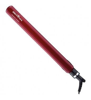 Plancha Alisadora Britania Ceramic Argan con 230ºC/30W/Bivolt - Rojo