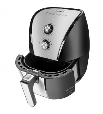 Freidora Eléctrica Britania AirFry BFR40PI Inox con 1500W/5L/220V - Negro