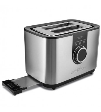 Tostador Britania BTR021 Concept Digital Inox con 850W/220V - Plata