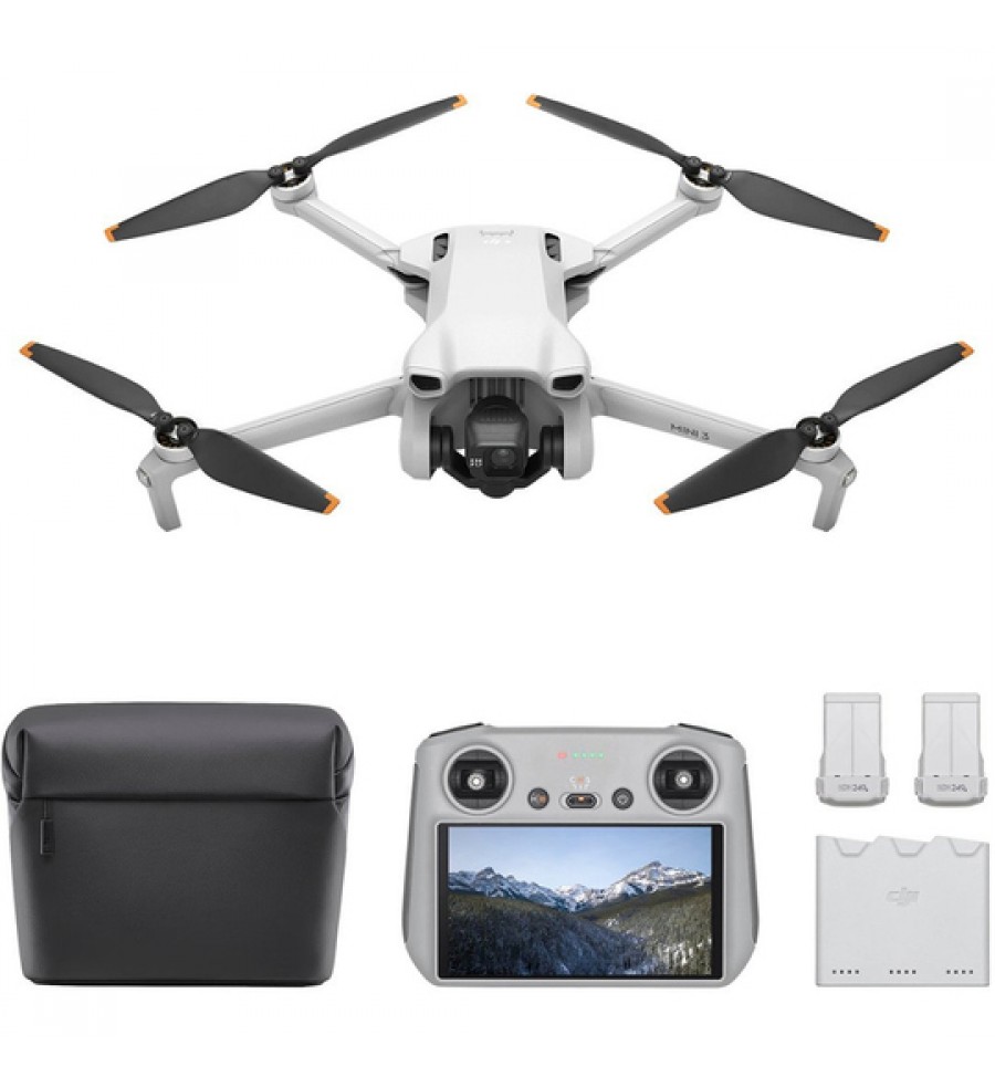 Dron DJI Mini 3 Fly More Combo (DJI RC) (GL)