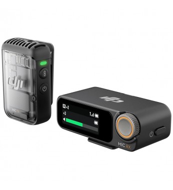 Micrófono Digital Wireless Dji Mic 2 (1 TX + 1 RX) (FCC) - Black