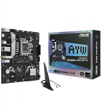 Placa Madre Asus B760M-AYW Socket 1700 Wi-Fi D4 S/R/HDMI/DP