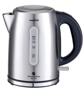 Jarra Eléctrica Electrobras EBJE-03 Premium de 1.2L/110V/2200W - Gris
