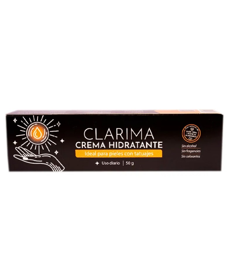 Crema Hidratante P/Tatuajes Clarima-50g
