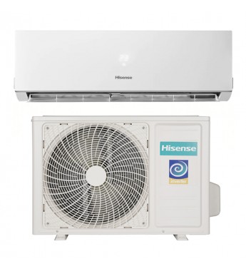 Aire Acondicionado Hisense Split Inverter AS-18UR4SMADJ03 de 18000BTU 220V - Blanco