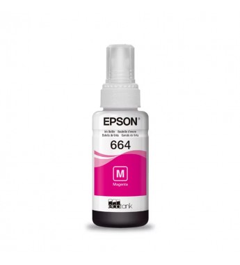 Tinta para Impresoras Epson 664 T664320 con 70mL - Magenta