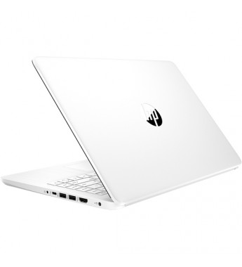 Notebook HP 14-dq0052dx de 14" HD con Intel Celeron N4120/4GB RAM/64GB eMMC/W11 - Snowflake White