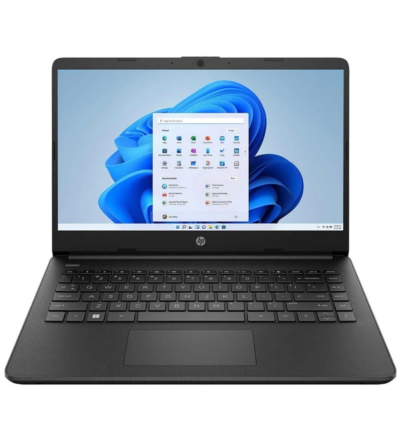 Notebook HP 14-FQ1035CL de 14" FHD Touch con AMD Ryzen 7-5700U/16GB RAM/512GB SSD/W11 - Black 