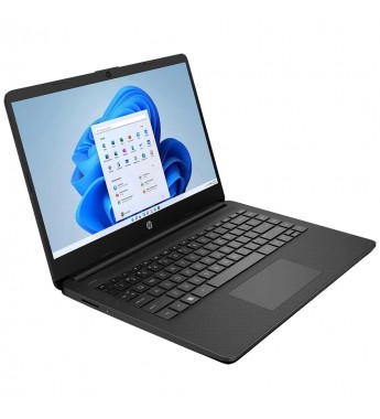 Notebook HP 14-FQ1035CL de 14" FHD Touch con AMD Ryzen 7-5700U/16GB RAM/512GB SSD/W11 - Black 