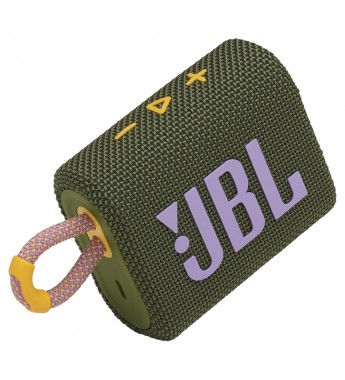 Speaker JBL Go 3 con Bluetooth/IP67/2.7Wh - Green