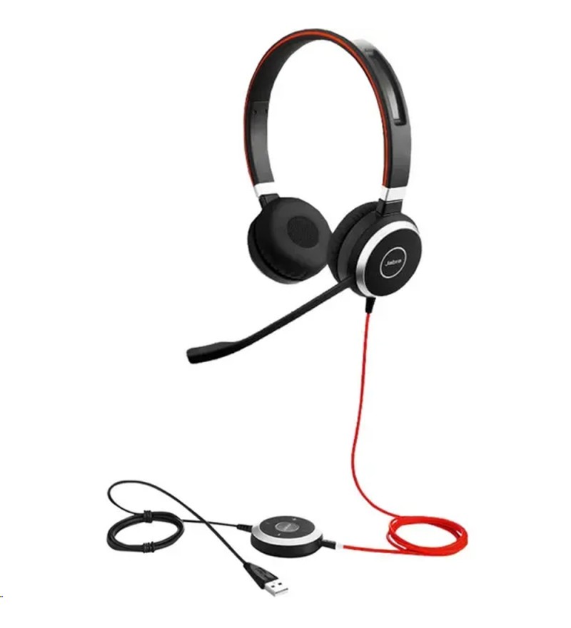 Auricular Jabra GN Evolve 40 HSC017 Stereo/USB/3.5mm - Black (Con Estuche)