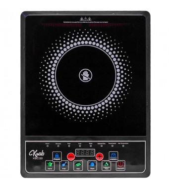 Cocina Eléctrica Krab Infrarroja KBCI20 con 2000W/LED/220V - Negro