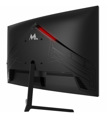 Monitor LED Curvo Gaming Mtek de 24" FHD M24SFV165 HDMI/DisplayPort/165Hz/Bivolt - Negro
