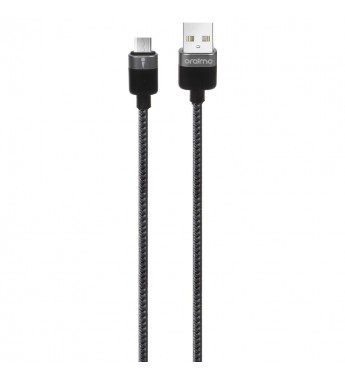Cable Oraimo Rock-Solid OCD-M72 Micro-USB/1m - Black/Silver