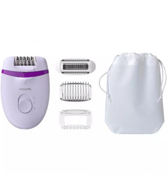 Depilador Philips Satinelle Essential BRE275 15V (4 Accesorios) - Blanco