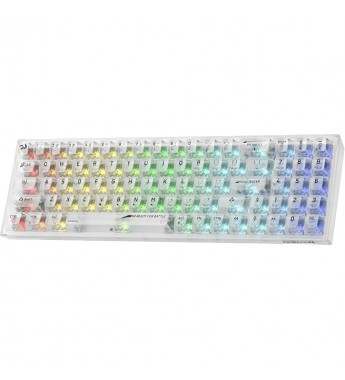Teclado Redragon Wireless Pollux Pro K628CT-RGB-PRO (Inglés) - Transparante