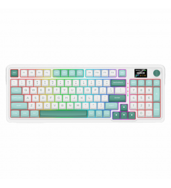 Teclado Redragon Galatin Pro K719WG Mambo Switch Bluetooth/USB-C - White