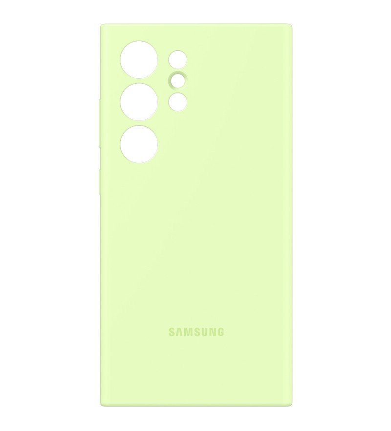 Funda para Galaxy S24 Ultra Samsung Silicone Case EF-PS928TGEGWW - Lime