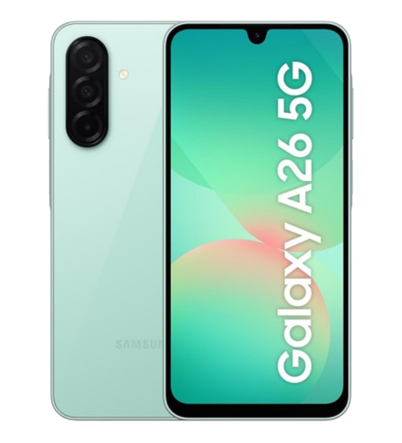 Smartphone Samsung Galaxy A26 A266M 6.7" 5G DS 6/128GB 50+8+2/32Mp A15 - Light Green