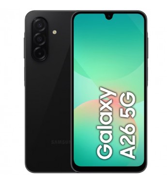 Smartphone Samsung Galaxy A26 A266M 6.7" 5G DS 6/128GB 50+8+2MP/13MP A15 - Black (GAR. PY/UR/AR)
