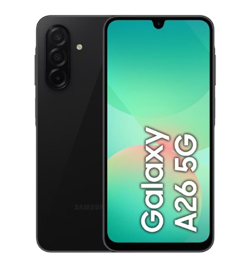 Smartphone Samsung Galaxy A26 A266M 6.7" 5G DS 6/128GB 50+8+2MP/13MP A15 - Black (GAR. PY/UR/AR)