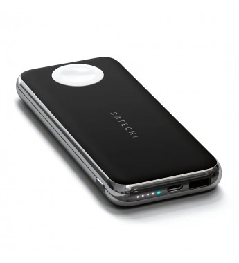 Cargador Inalambrico Satechi Quatro ST-UC10WPBM USB-C/18W - Black