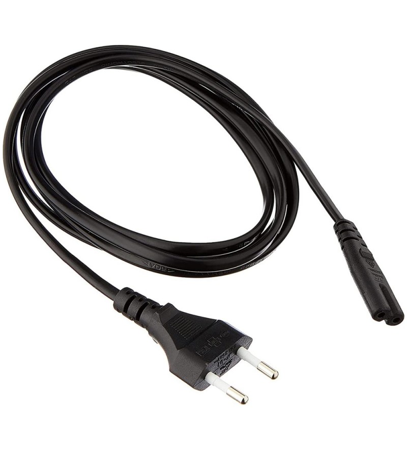Cable de Energía Bipolar para Impresora - Negro