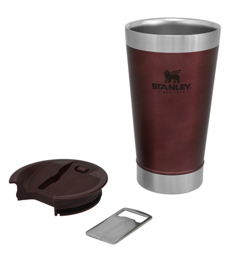 Vaso Térmico Stanley Classic Beer Pint 10-01704-093 de 473mL - Bordó