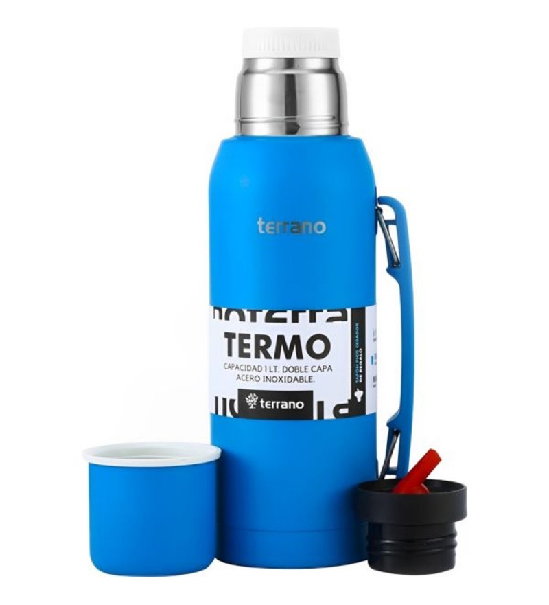 Termo Terrano Premium AC402021014 de 1L - Azul Eléctrico
